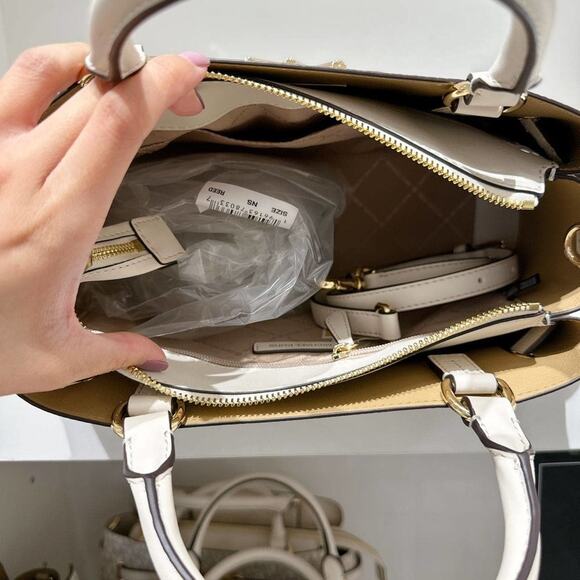 Michael Kors 35S3G6RS3T Reed Large Crossbody IN LT CREAM - Picture 5 of 6